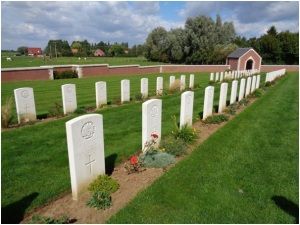 Fromelles (Pheasant Wood) Military Cemetery (Photograph: H. Thompson 1/9/2014)